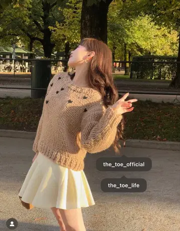 [ the toe ] Notting-Hill Heart Knit