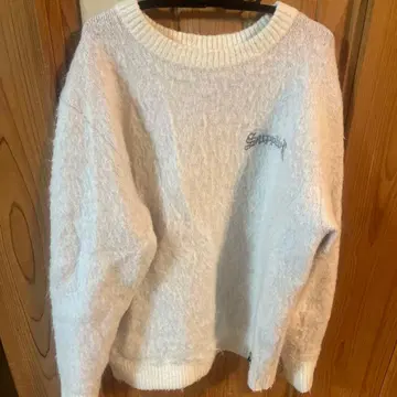 Supplier 로고 프린트 스웨터 화이트