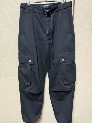 JACQUEMUS LE CARGO 카고 팬츠 블랙