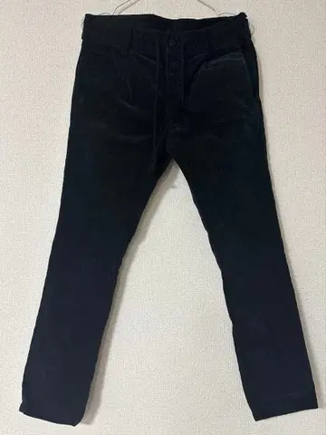 레미레리프 코듀로이 팬츠 남성용 S 사이즈 블랙