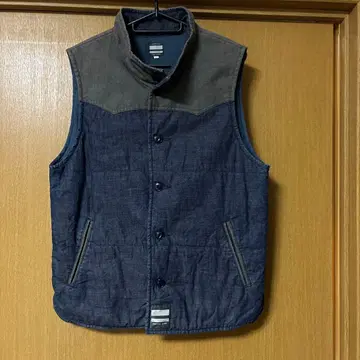 MOMOTAROJEANS 샴브레이 충전솜 베스트 L