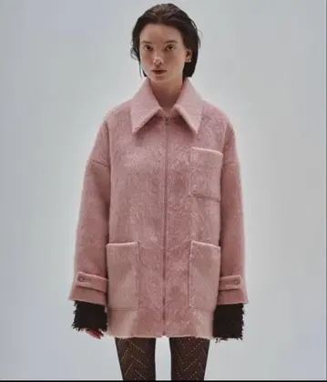 퍼스트 핸드 샤기 코트