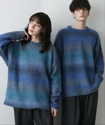 ETELIO 그라데이션 니트