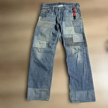 whiz limited 패치워크 데님 팬츠