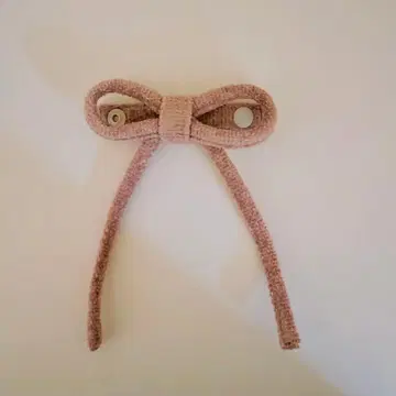 미사용 새상품 페이러 메니 리본즈 리본 참 베이지