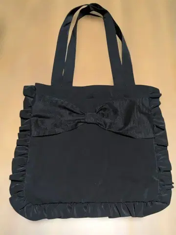 프릴 리본 토트 서브 백 베이비더스타즈 샤인브라이트