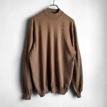 90s 이탈리아제 울 모크넥 니트 스웨터 풀오버 50