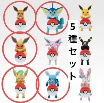 포켓몬 제일복권 F상 길거리 랄랄라 프렌즈 이브이 리피아 부스터