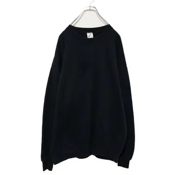 해외 구제 의류 USA제 저지 무지 블랙 맨투맨