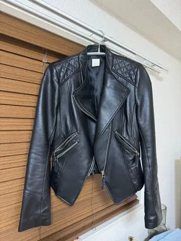 이탈리아제 블랙 라이더 자켓