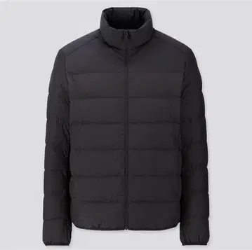 유니클로 울트라 라이트 다운 와이드 퀼트 자켓 XL 블랙 주머니 포함