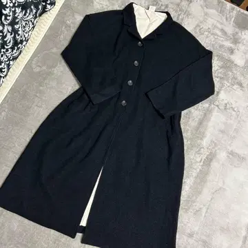 네이비 울 코트 9