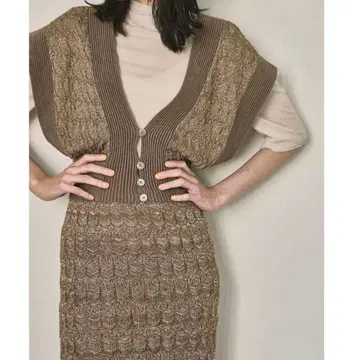 todayful 투데이풀 레이스 니트 브리스트, 스커트