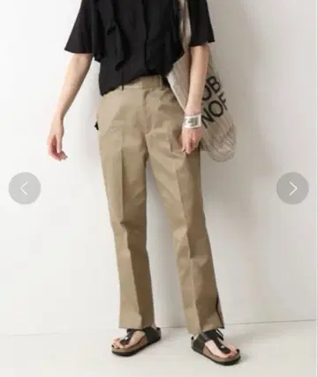 FRAMeWORK 프레임워크 치노 센터 프레스 크롭 팬츠 38