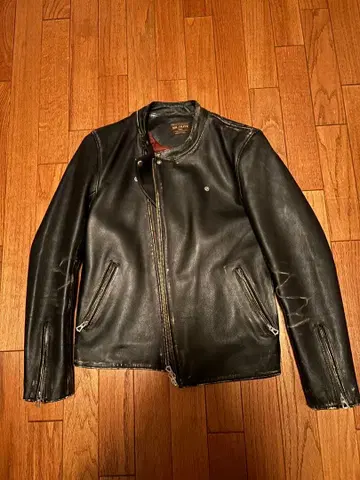 MR.OLIVE 미스터 올리브 가죽 자켓 블랙