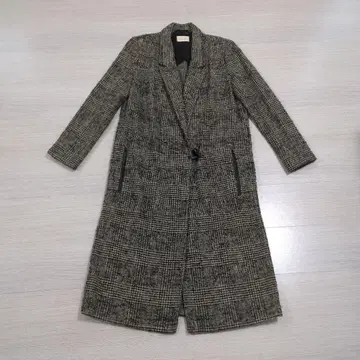 [ 새상품급 ] forte forte 더플 코트 글렌체크 토글 버튼