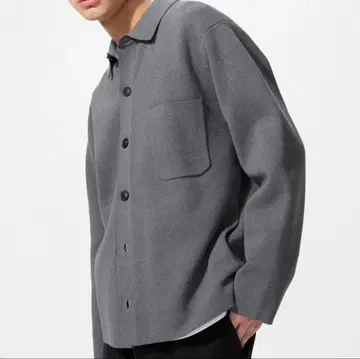 밀라노 리브 셔츠 가디건 M 사이즈