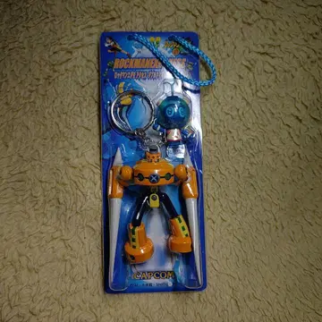 록맨 에그제 액세서리 더블 피규어 키링