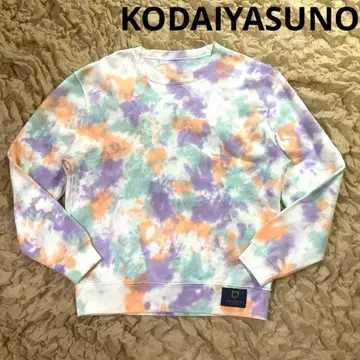 [ 새상품 ] KODAIYASUNO 타이다이 염색 맨투맨 트레이닝복