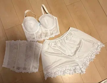 브라이덜 이너 3종 세트 브라/코르셋/페티코트