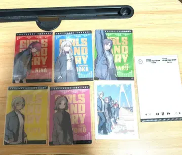 6종 세트 클리어 카드 걸즈 밴드 크라이 예매 특전 총집편 걸크라