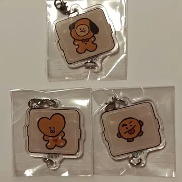 BT21 연결 아크릴 참 Sweet Holiday 3종 세트
