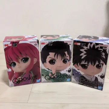 Qposket 피규어 세트 유유백서 쿠라마, 히에이 우라메시 유스케