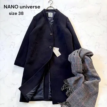 [ 택 포함 새상품 ] nano UNIVERSE V넥 노카라 체스터 코트