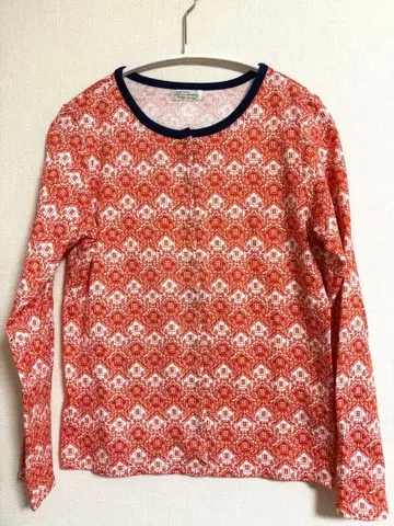 새상품급 샐리 스콧 집 패턴 스냅 가디건