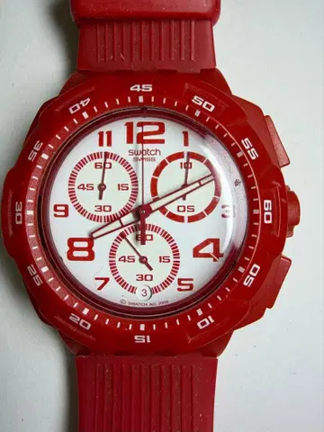 빈티지 Swatch 크로노그래프 [ Hot Chili ] 작동 확인 완료