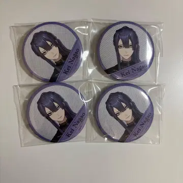 니지산지 나가오 케이 캔 배지 4개