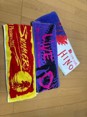 B'Z 라이브 타월 세트 2013-2018