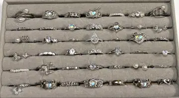 반지 묶음 판매 실버 반지 패션 반지 새상품급