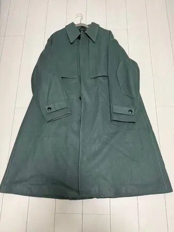 HARE 울리 테크 플래시텐 코트 그린