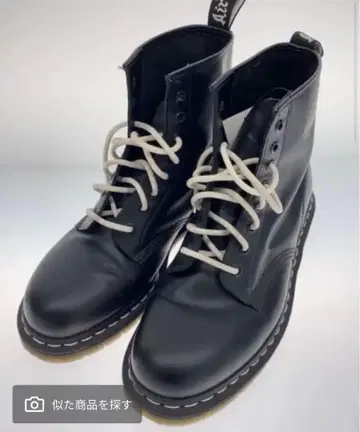 닥터마틴 8홀 화이트 스티치 Uk8