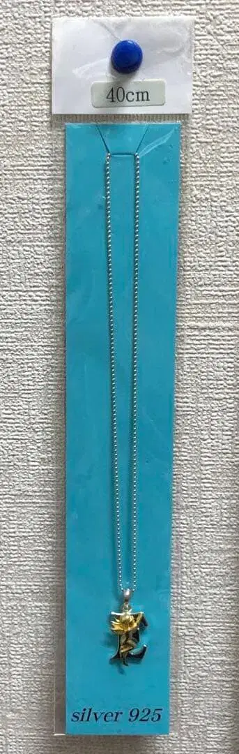 실버 925 참 포함 목걸이 40cm