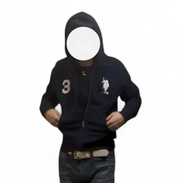 크롭 지퍼 후드티 polo y2k archive