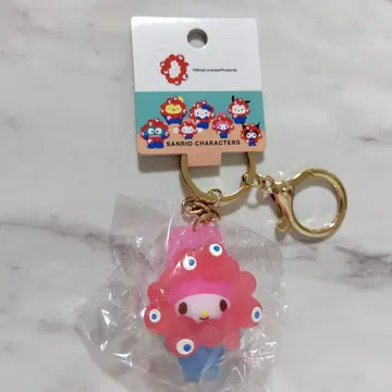 마이멜로디 산리오 미야쿠미야쿠 클리어 컬러 마스코트 키링