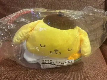 산리오 제일복권 라스트 원상 폼폼푸딩 누워있는 봉제 인형