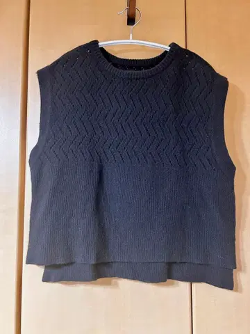 늑대와 올빼미 니트 베스트