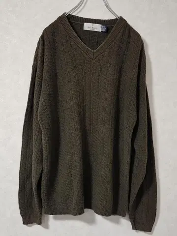 레어 USA제 BILL BLASS V넥 스웨터 S (실측치수 M 상당)