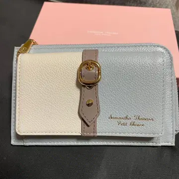 사만다 타바사 지갑 바이컬러 프론트 벨트 프래그먼트 케이스