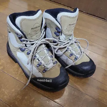 mont-bell 등산화 GORE-TEX 베이지/그레이