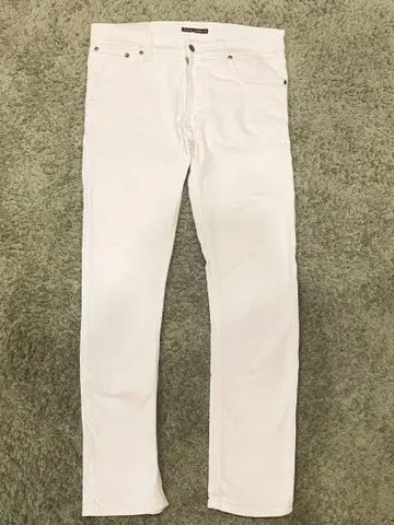 누디진 LEAN DEAN 화이트 데님