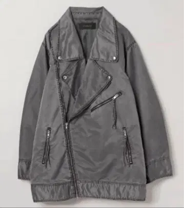 JEANASIS 더블 라이더 자켓 그레이