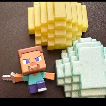 마인크래프트 더 무비 스폰 에그 스티브 미니 피규어