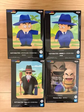 드래곤볼 수트 History Box 피규어 4개 세트