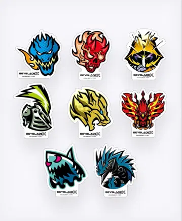 베이블레이드 X [ 앱 이벤트 한정판 ] 베이엠블럼 스티커 01