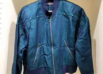 월드 레트로 점퍼 구제 의류 아우터 레이온