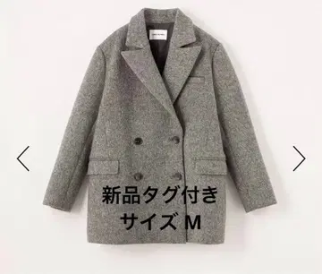 택 포함 새상품 EMMEL REFINES 본딩 빅 자켓 M